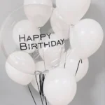 Chanel inspired | 10 latex balloons and one customizable bubble balloon