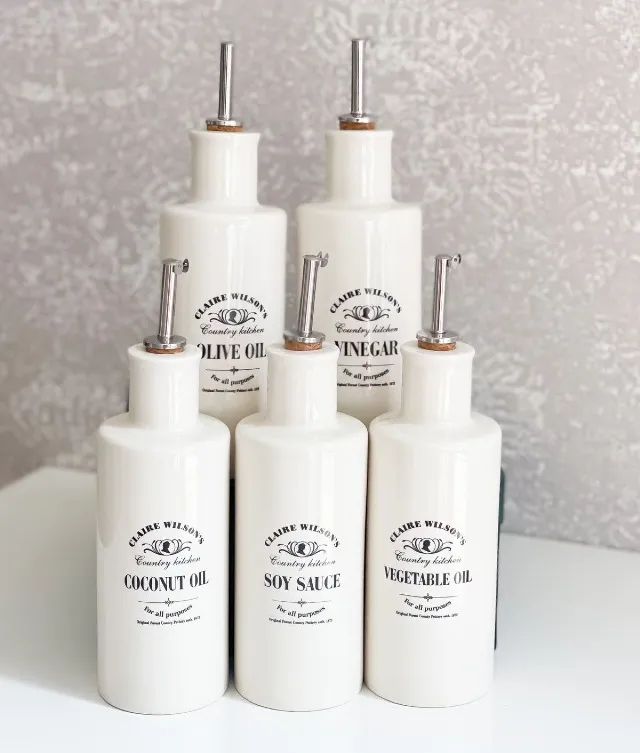 Claire Wilson Ceramic Dispensers | Set of 05