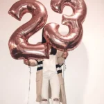 Helium double digit balloons | numbers customizable