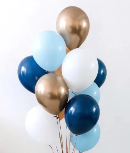 Leida | 10 Helium Latex Balloon | Colours Customizable