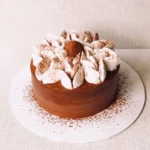 Mademoiselle silk | vanilla chiffon cake with french silk frosting and chantilly cream | 7 inches in diameter