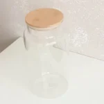 Round glass food storage vessel | 4000ml