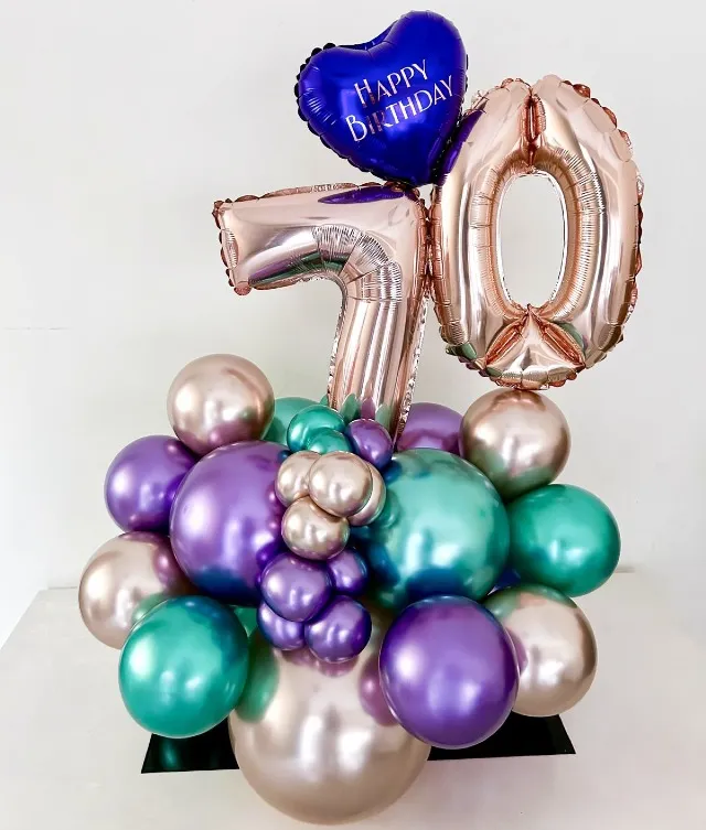 Cecilia | Double Digit Balloon Installation | Colours Customizable