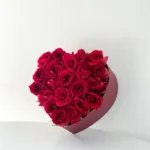 Be mine | 24 imported red roses in a heart shaped box