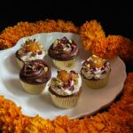 Gulab jamun rose and pistachio knafeh chocolate cuppies | box of 12