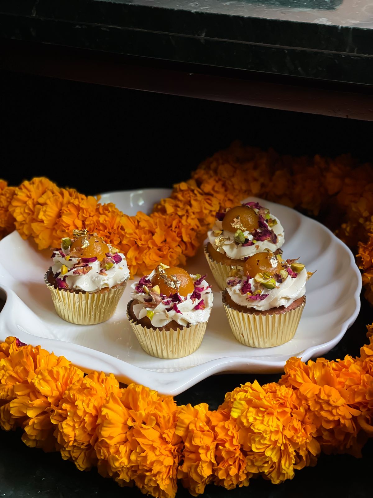 Gulab Jamun and Rose Cuppies | Box of 12 -  