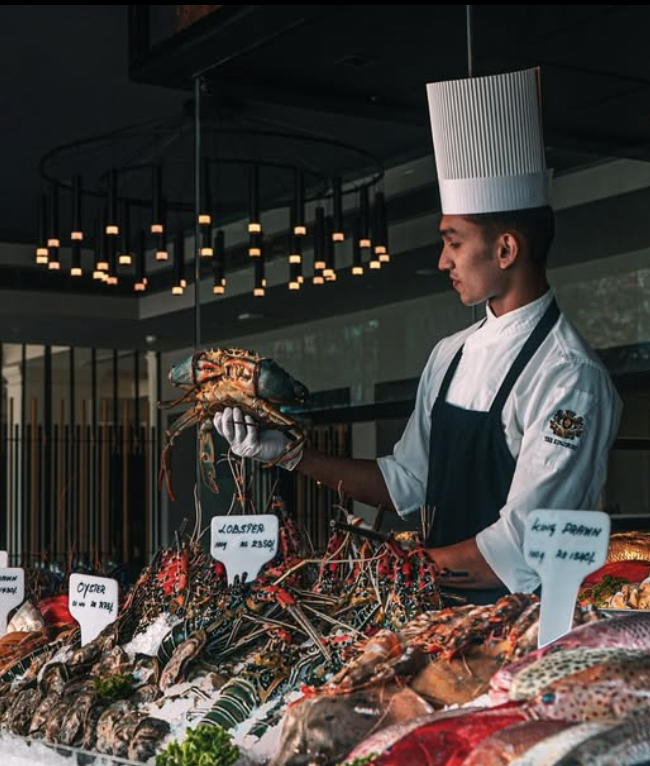 A Sumptuous Four Course Seafood Dinner for 2 - The Ocean, Kingsbury 