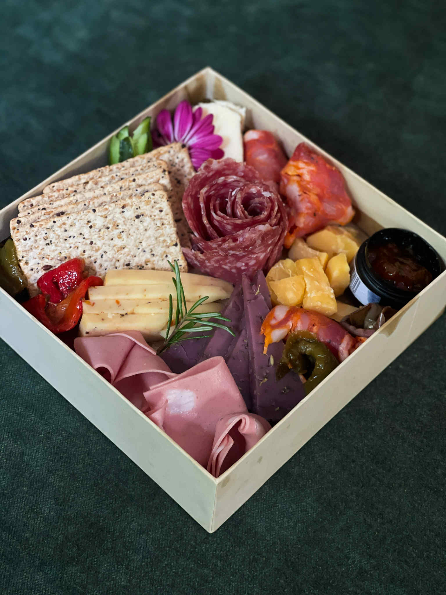 Luxe Imported Charcuterie Box for 2