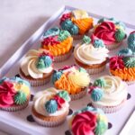 12 artisan vanilla  cupcakes