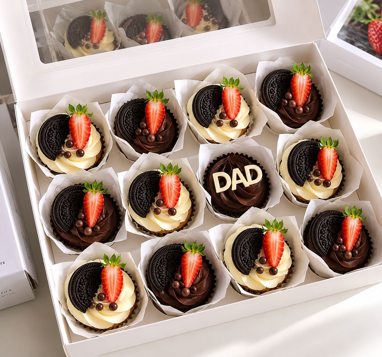Dad's Day Choc Cuppies -  