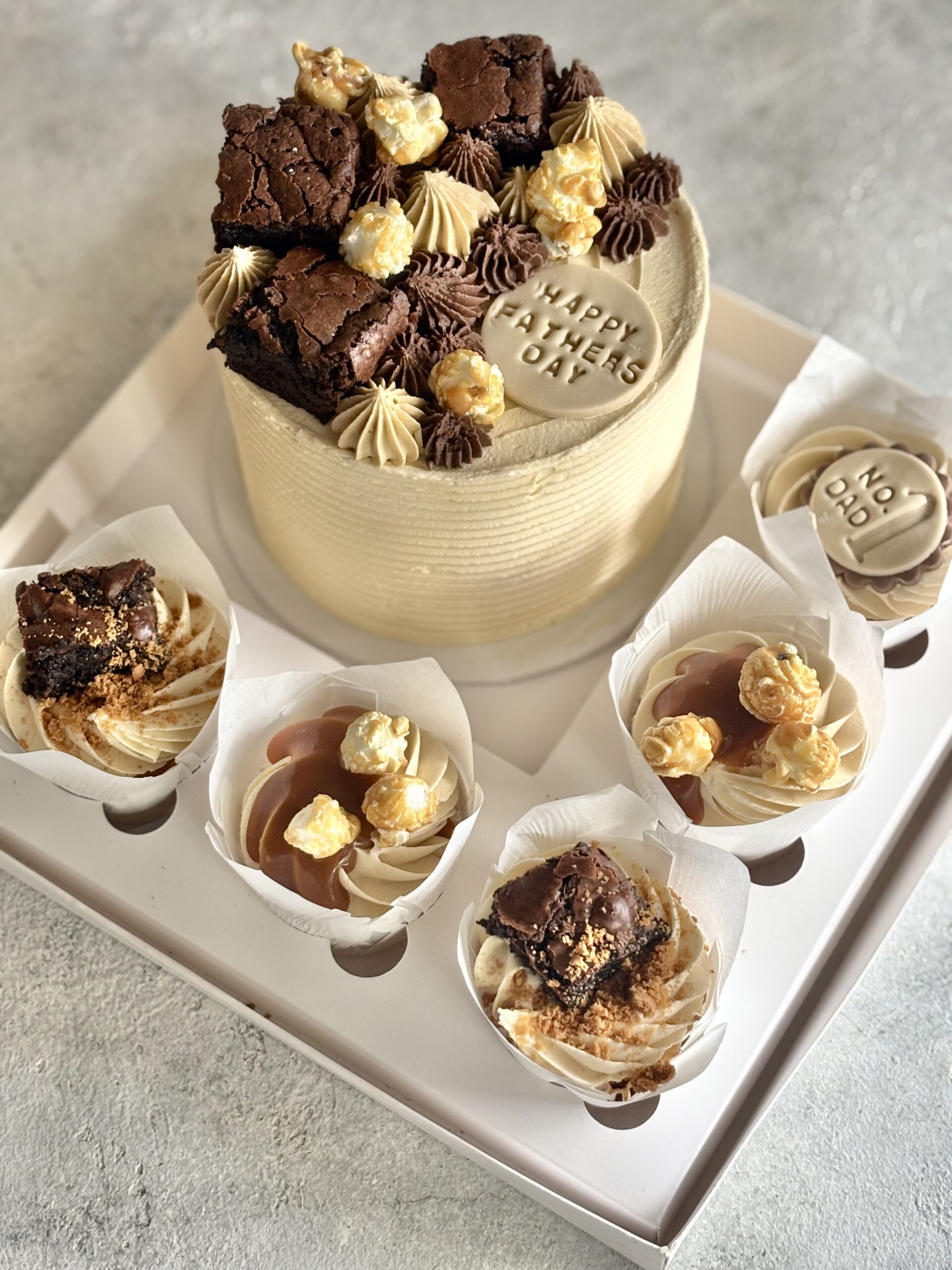 Dad's Day Bento | ft. Brownies and Caramel Popcorn -  