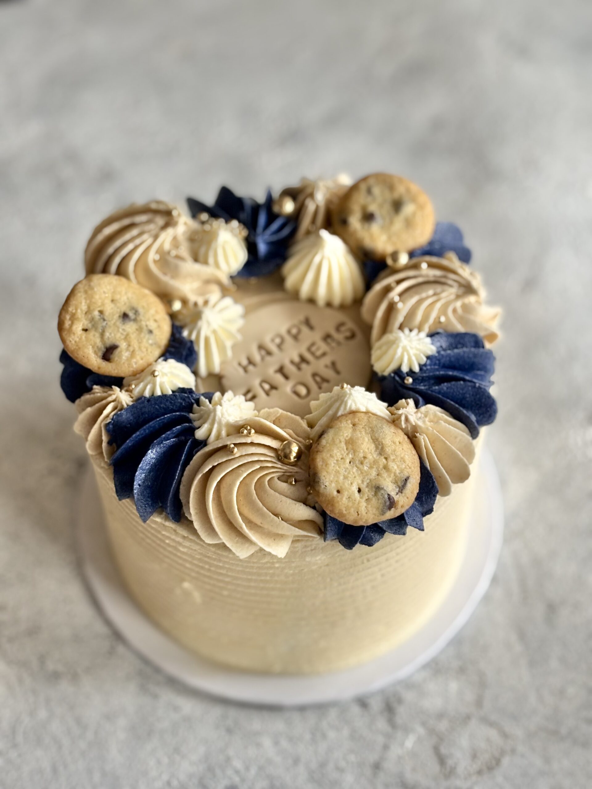 Dad's Day Choc Chip Cookie Bento Cake | ADD ON OPTION ONLY -  