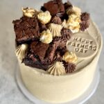 Dad's day brownie bento cake | add on option only