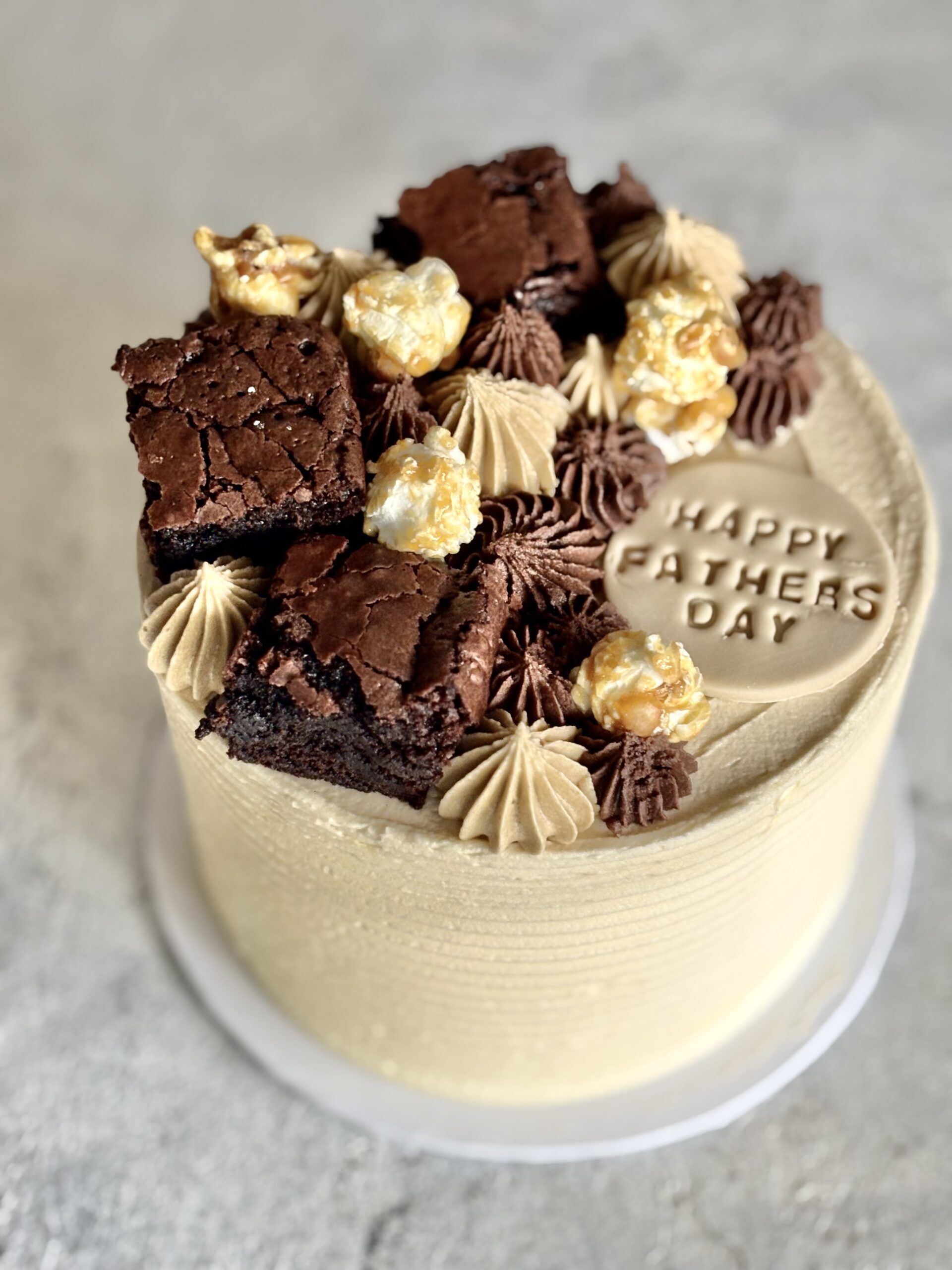 Dad's Day Brownie Bento Cake | ADD ON OPTION ONLY -  
