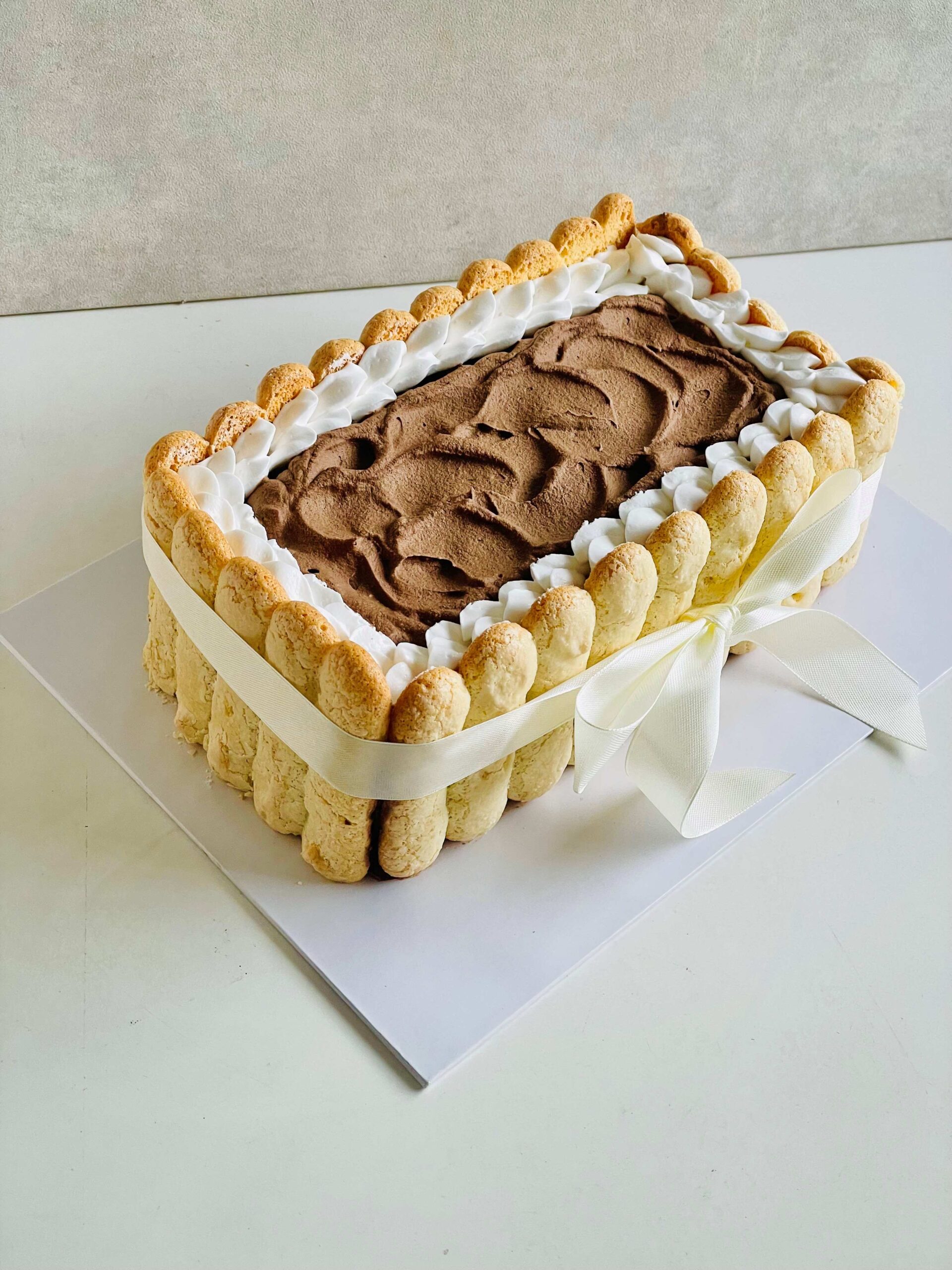 Charlotte Royale  | Dark Chocolate, Mousse,  Boudoir Biscuits -  
