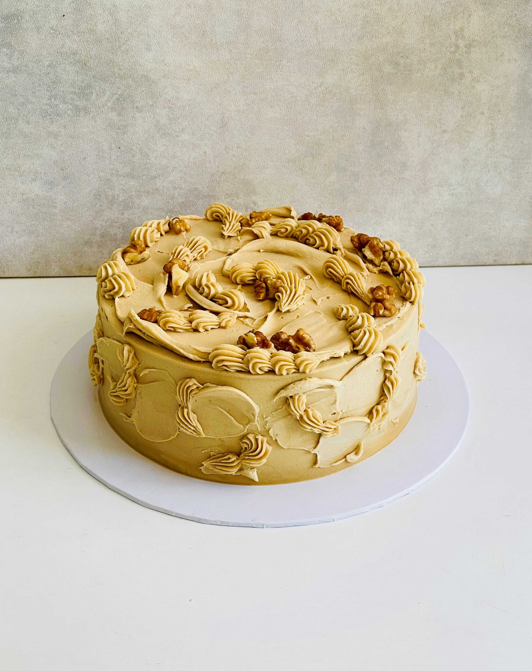 Coffee & Walnut Cake -  